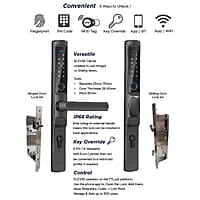 LOCKTON 'E-Series' (Euro Narrow Leverset) SMART DOOR LOCK (Hinged Door w/ KNOBS) LOCKTON 'E-Series' (Euro Narrow Leverset) SMART DOOR LOCK (Hinged Door w/ KNOBS)