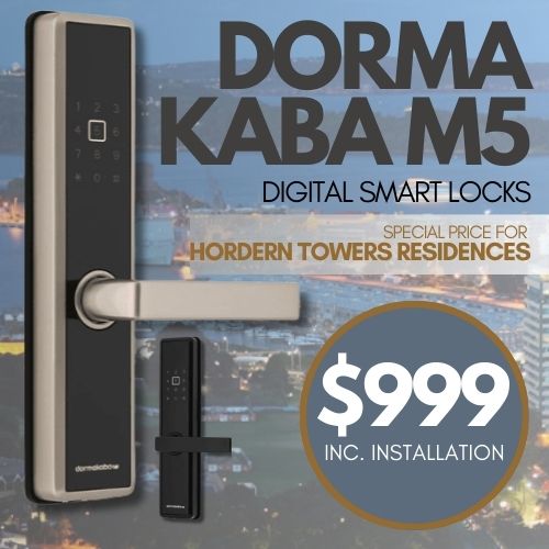 Dormakaba M5 Mortise for Hordern Towers Sydney