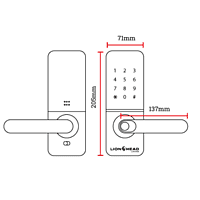 Regent Luxe Digital Entrance Lock Regent Luxe Digital Entrance Lock