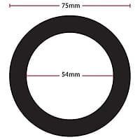 LOCKTON Stainless Steel Scar Plate (Round, 75mm Diameter)