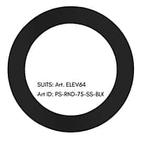 LOCKTON Stainless Steel Scar Plate (Round, 75mm Diameter)