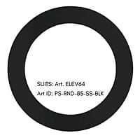 LOCKTON Stainless Steel Scar Plate (Round, 75mm Diameter)